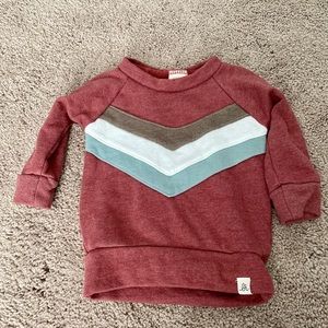 Lulu + Roo patchwork sweatshirt